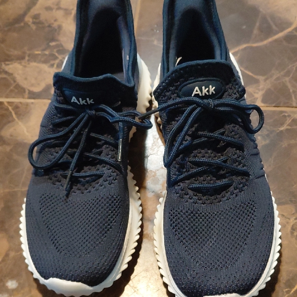 Women's Navy Athletic Running Sneakers